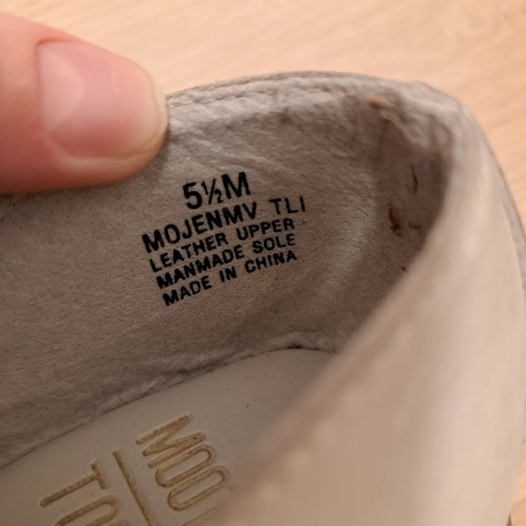 Mootsies Tootsies Suede Leather Cream Stretch Elastic Cute Sandal Shoe Size 8.5m - Picture 6 of 9